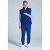 IBKUL Mens Solid Mega Heat Vest - Navy