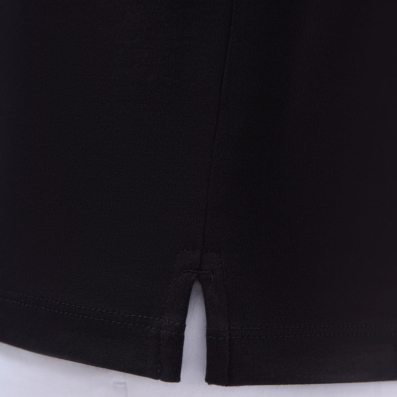 Bugatchi Holden Pima V-Neck T-Shirt - Black