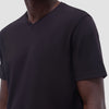 Bugatchi Holden Pima V-Neck T-Shirt - Black