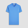 Bugatchi Holden Pima V-Neck T-Shirt - Classic Blue