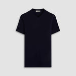 Bugatchi Holden Pima V-Neck T-Shirt - Navy