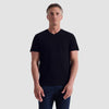 Bugatchi Holden Pima V-Neck T-Shirt - Navy