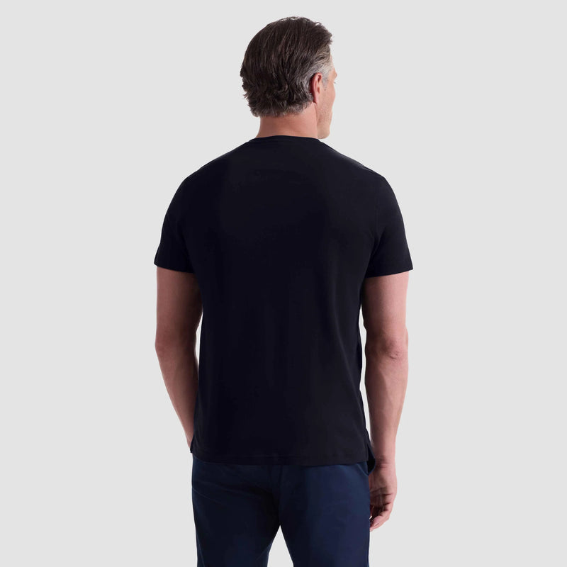 Bugatchi Holden Pima V-Neck T-Shirt - Navy
