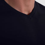 Bugatchi Holden Pima V-Neck T-Shirt - Navy