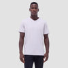 Bugatchi Holden Pima V-Neck T-Shirt - Platinum
