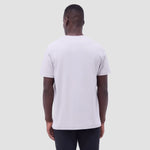 Bugatchi Holden Pima V-Neck T-Shirt - Platinum