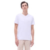 Bugatchi Holden Pima V-Neck T-Shirt - White