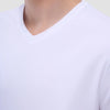Bugatchi Holden Pima V-Neck T-Shirt - White