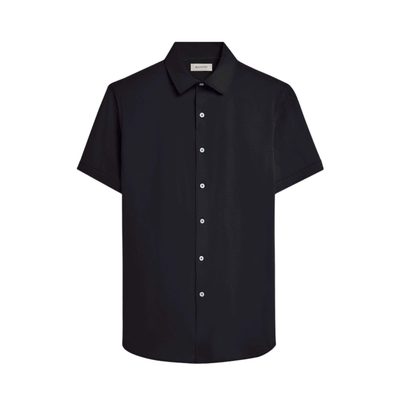 Bugatchi Ooohcotton Miles Short Sleeve Sport Shirt - Black*