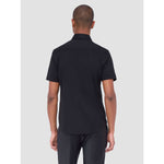 Bugatchi Ooohcotton Miles Short Sleeve Sport Shirt - Black*