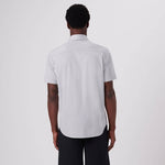 Bugatchi Ooohcotton Miles Short Sleeve Sport Shirt - Silver*
