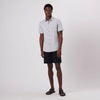Bugatchi Ooohcotton Miles Short Sleeve Sport Shirt - Silver*