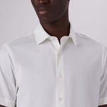 Bugatchi Ooohcotton Miles Short Sleeve Sport Shirt - White*
