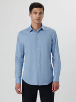 Bugatchi Ooohcotton Solid Sport Shirt - Air Blue*