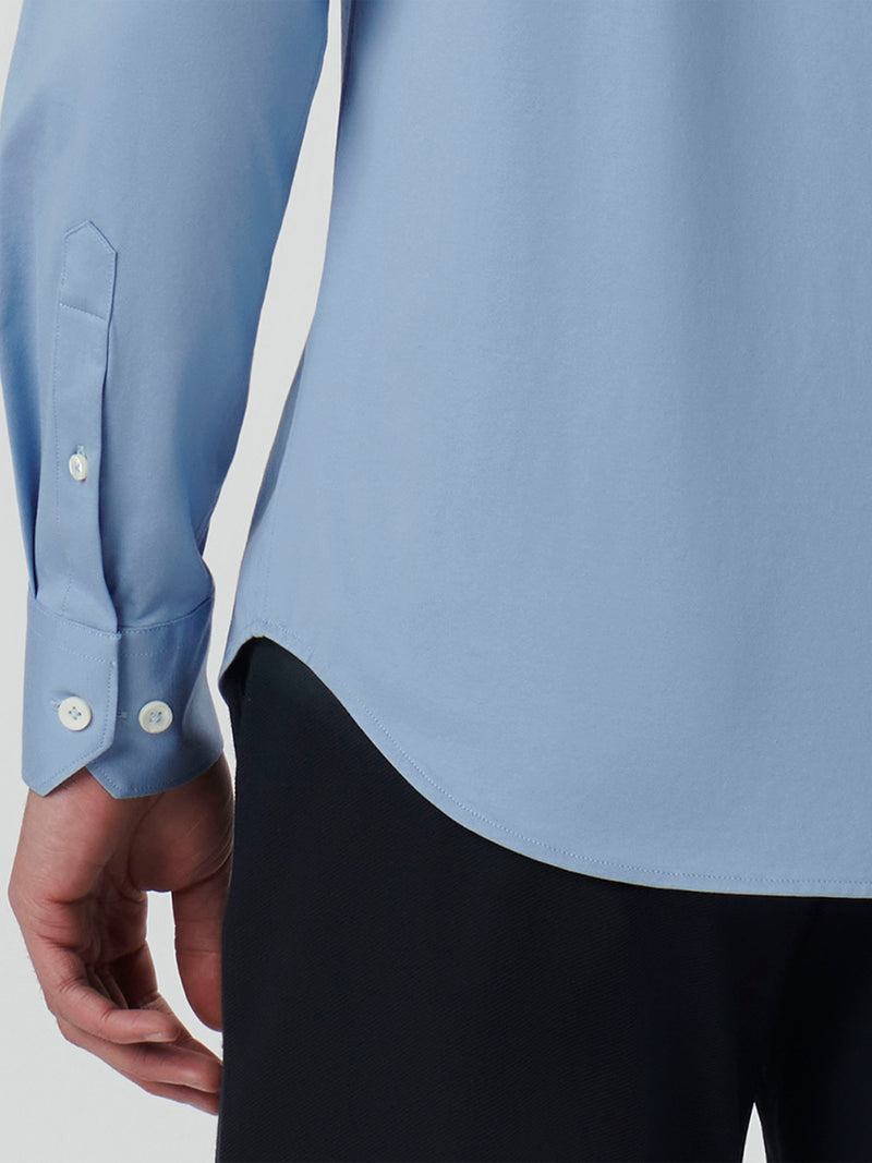 Bugatchi Ooohcotton Solid Sport Shirt - Air Blue*