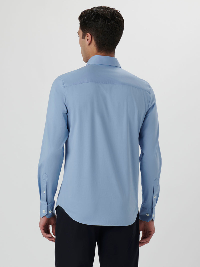 Bugatchi Ooohcotton Solid Sport Shirt - Air Blue*