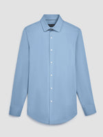 Bugatchi Ooohcotton Solid Sport Shirt - Air Blue*