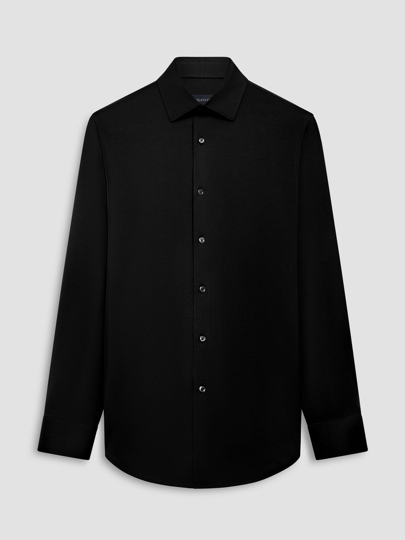 Bugatchi Ooohcotton Solid Sport Shirt - Black*