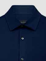 Bugatchi Ooohcotton Solid Sport Shirt - Navy*