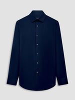 Bugatchi Ooohcotton Solid Sport Shirt - Navy*