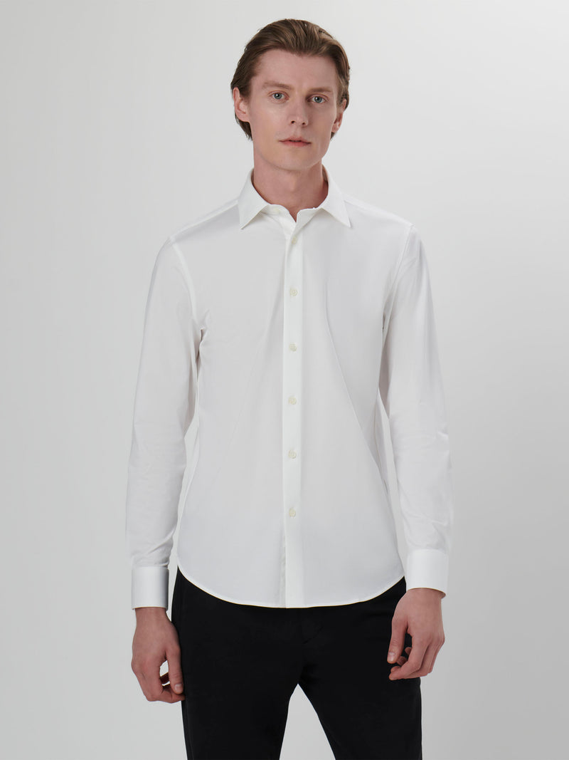 Bugatchi Ooohcotton Solid Sport Shirt - White*