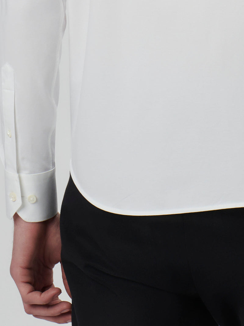 Bugatchi Ooohcotton Solid Sport Shirt - White*