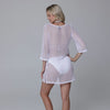 J Valdi Bora Scoop Neck Tunic Coverup - White