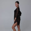 J Valdi Bora Scoop Neck Tunic Coverup - Black