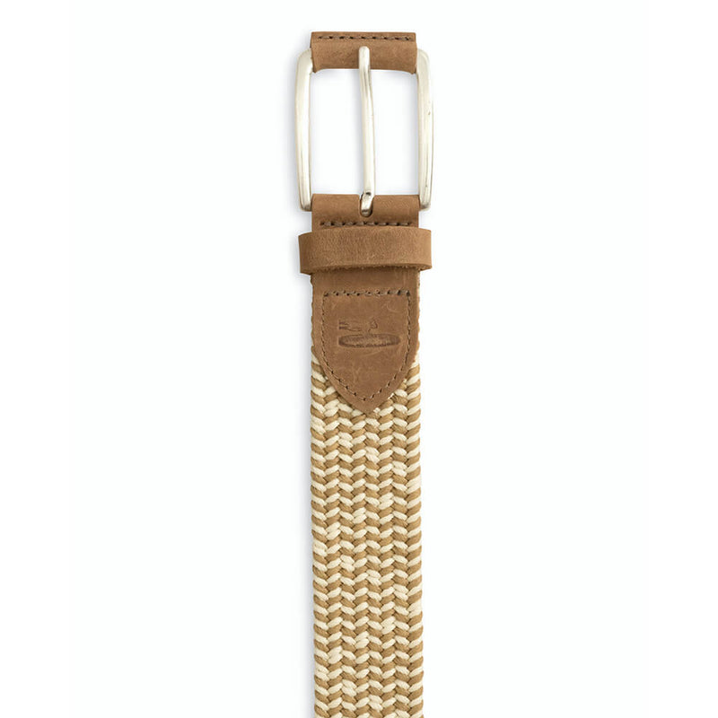 Johnnie-O Cotton Stretch Belt - Wheat