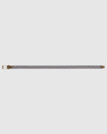 Johnnie-O Cotton Stretch Belt - Brown/Blue