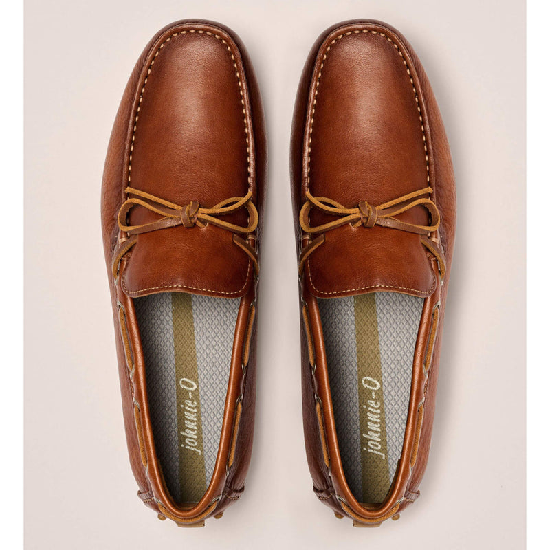 Johnnie-O Leather Getaway Driver - Cognac