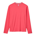 Johnnie-O Men's Course Performance Long Sleeve T-Shirt - Lobster