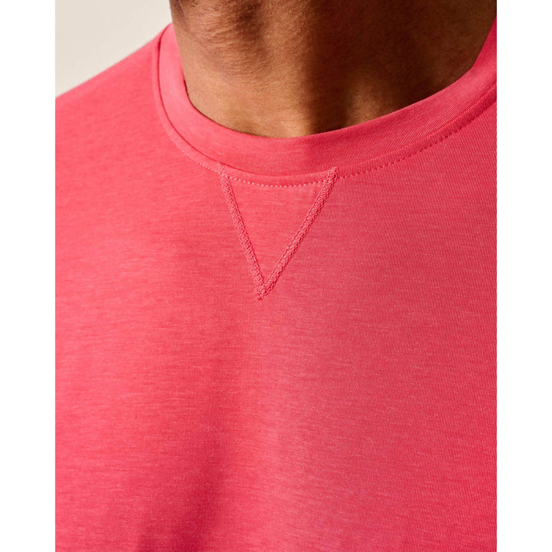 Johnnie-O Men's Course Performance Long Sleeve T-Shirt - Lobster