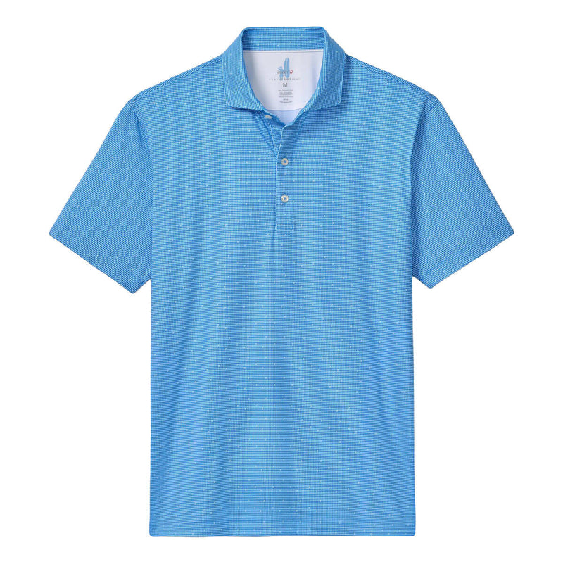 Johnnie-O Men's Tundra Featherweight Performance Polo Shirt - Palisades Blue