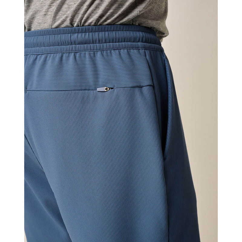 Johnnie-O Men's 7-Inch Jumpin Ribbed Knit Performance Shorts - Lake