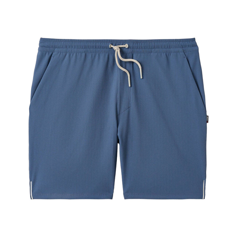 Johnnie-O Men's 7-Inch Jumpin Ribbed Knit Performance Shorts - Lake