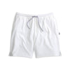 Johnnie-O Men's 7-Inch Jumpin Ribbed Knit Performance Shorts - White