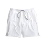 Johnnie-O Men's 7-Inch Jumpin Ribbed Knit Performance Shorts - White
