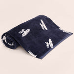 Johnnie-O Surfer Dude Exeter Towel - Navy