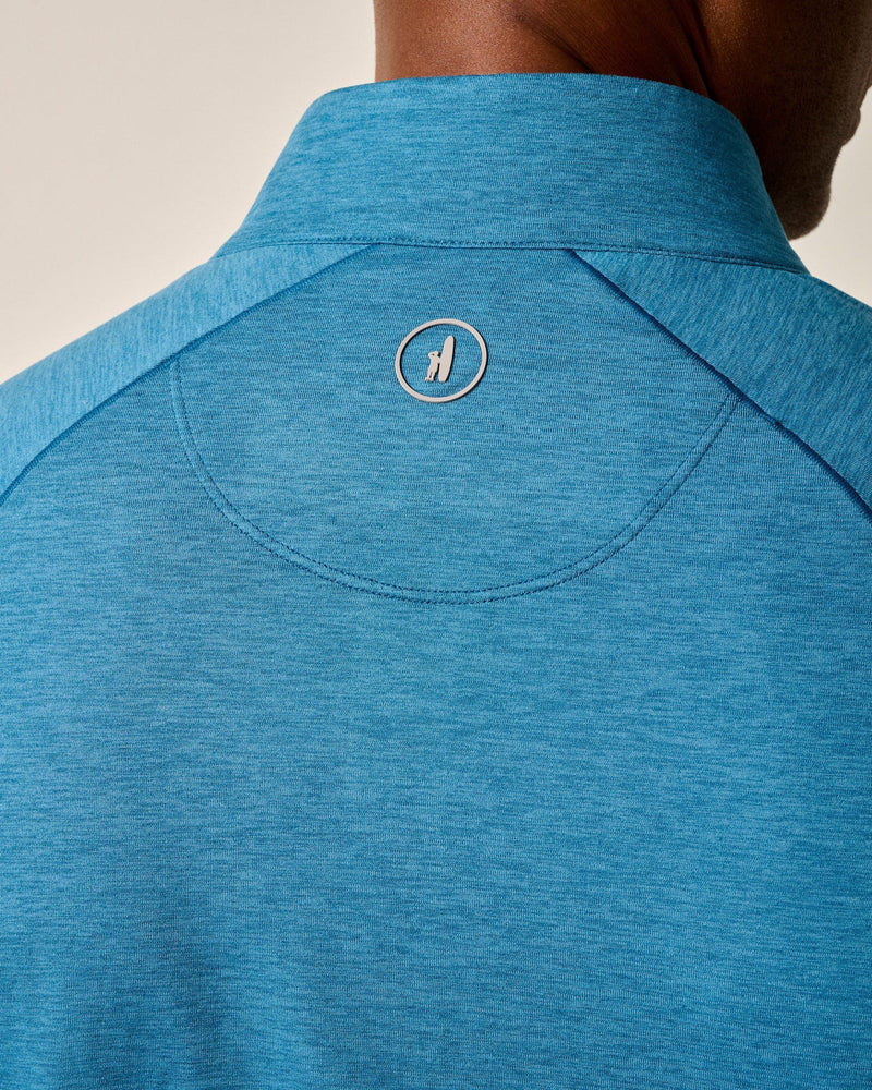 Johnnie-O Freeborne Performance 1/4 Zip Pullover Sweater - Barrels Blue