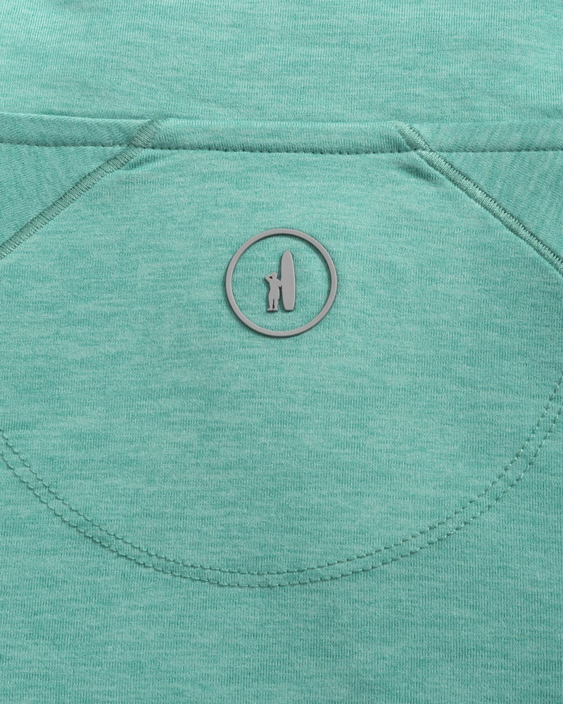 Johnnie-O Freeborne Performance 1/4 Zip Pullover Sweater - Green Grass