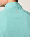 Johnnie-O Freeborne Performance 1/4 Zip Pullover Sweater - Green Grass