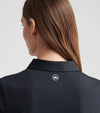 Peter Millar Women's Short-Sleeve Button Polo Shirt - Black*