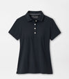 Peter Millar Women's Short-Sleeve Button Polo Shirt - Black*