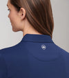 Peter Millar Women's Short-Sleeve Button  Polo Shirt - Navy*