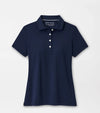 Peter Millar Women's Short-Sleeve Button  Polo Shirt - Navy*