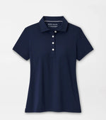 Peter Millar Women's Short-Sleeve Button  Polo Shirt - Navy*