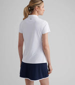 Peter Millar Women's Short-Sleeve Button Polo Shirt - White*