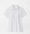 Peter Millar Women's Short-Sleeve Button Polo Shirt - White*