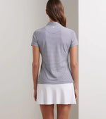 Peter Millar Women's Jubilee Short Sleeve Button  Polo Shirt - Navy*